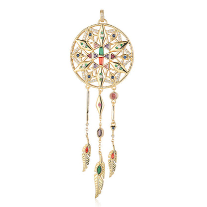 Bohemian Dream Catcher Pendant