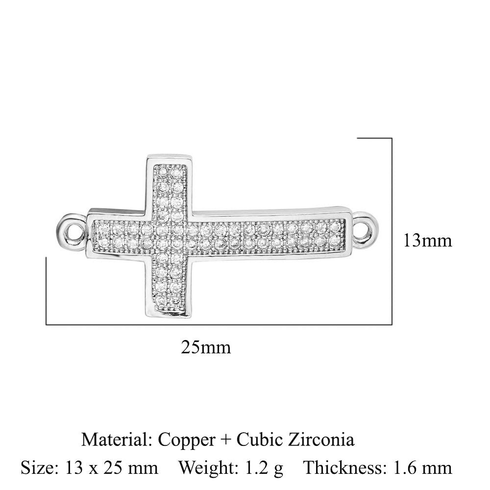 Eyes Angel Cross Copper Zircon Pendant