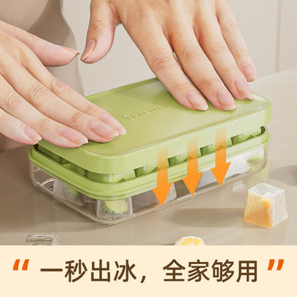 One-touch ice tray