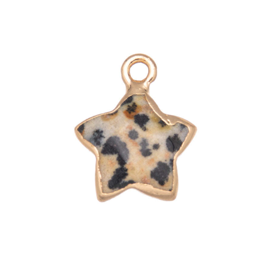 Pingente de Cristal Pentagrama Facetado 