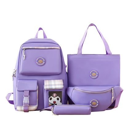 Mochila escolar bolso mochila de gran capacidad 
