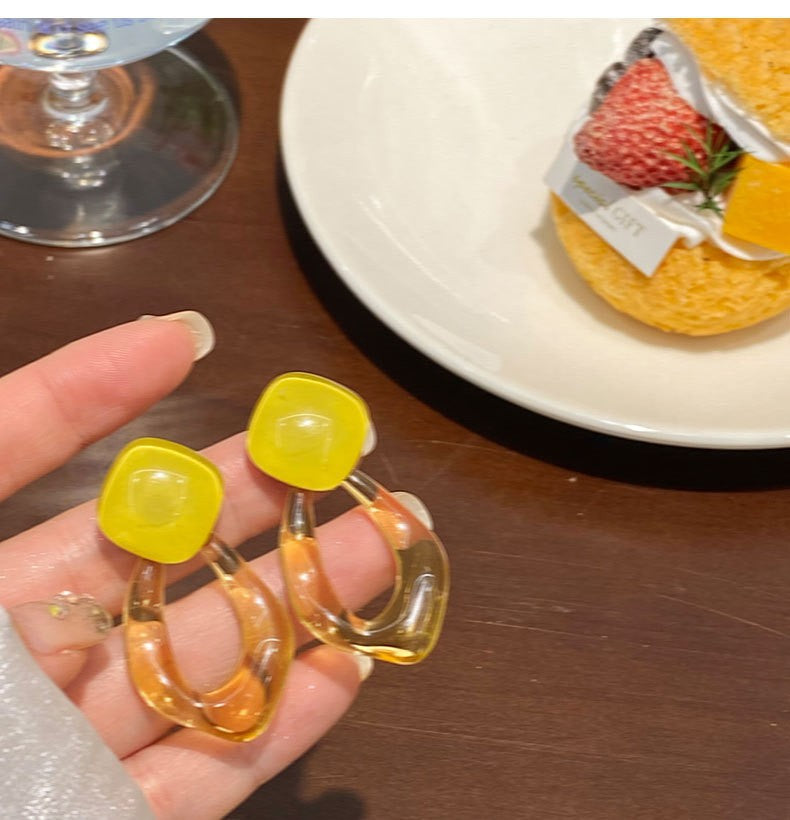 Geometric earrings fashion stud earrings