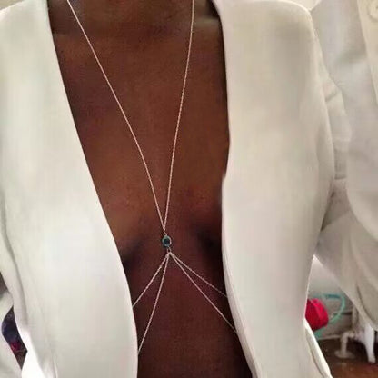 Creative body chain necklace