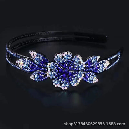 Headband spring and summer light luxury single flower headdress