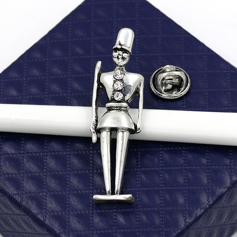 Baroque Football Brooch