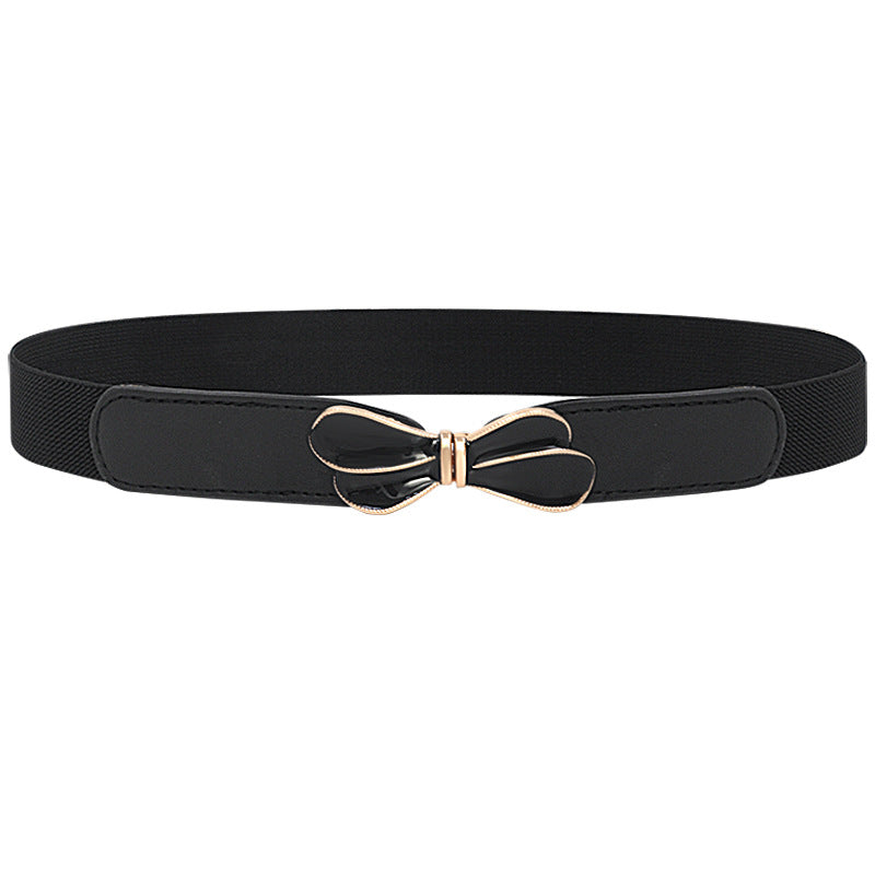 Elastic belt with belt