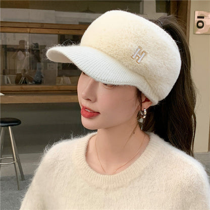 H-Logo Black Knit Cap