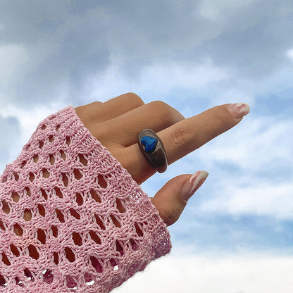Apilamiento de anillos geométricos opacos