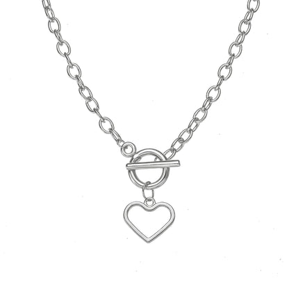 Personalized Street OT Buckle Clavicle Chain Necklace