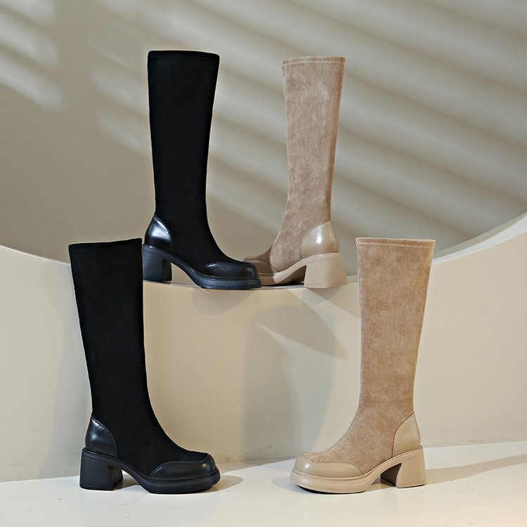 Waterproof table high boots
