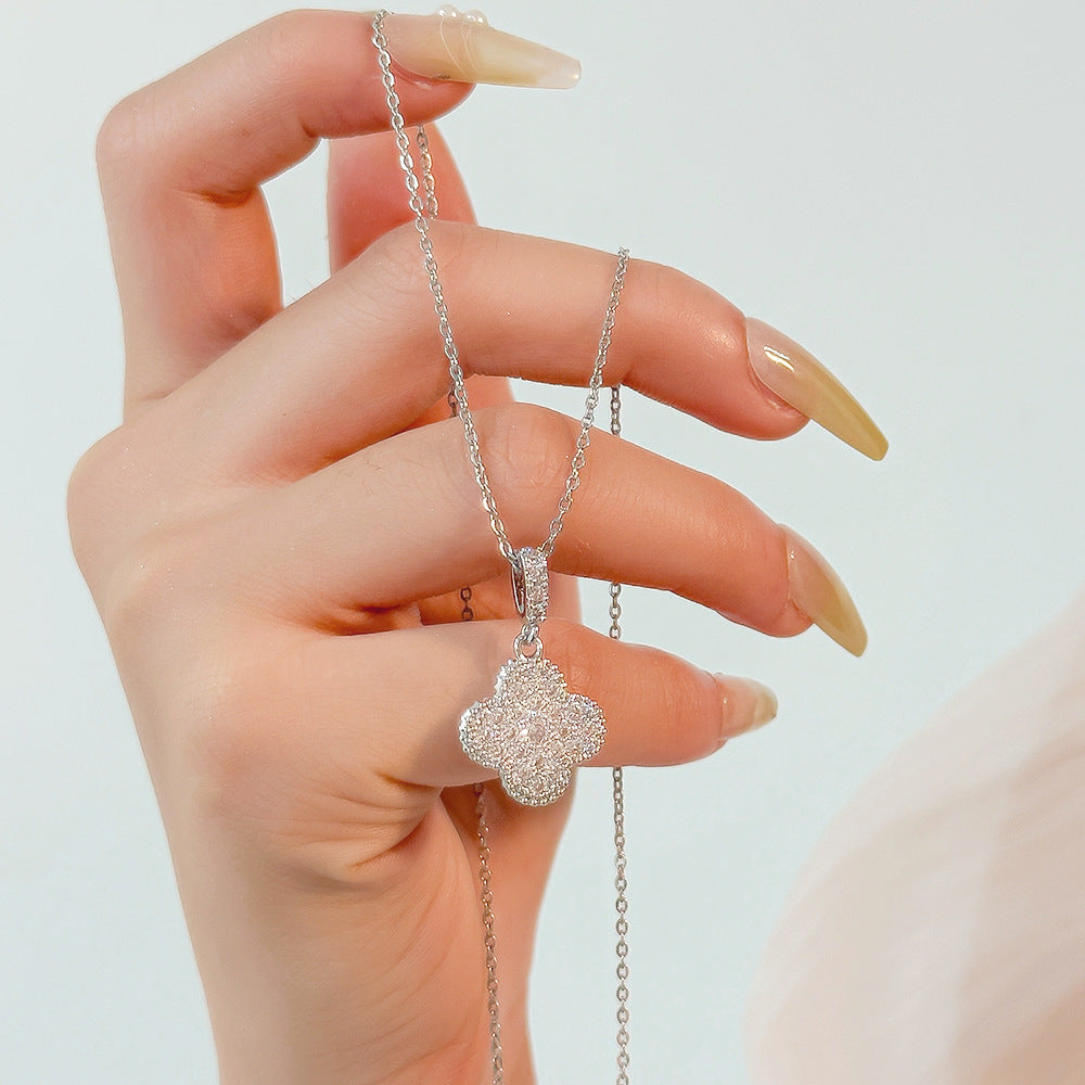 Fashion silver titanium steel necklace