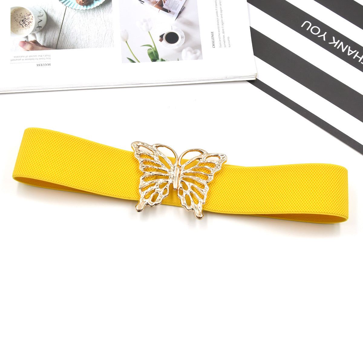 Hollow butterfly decorative belt
