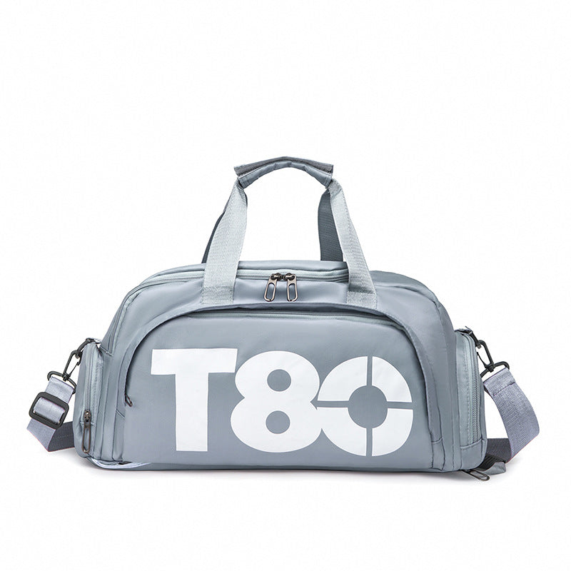 Dry and wet separation fitness bag short trip bag