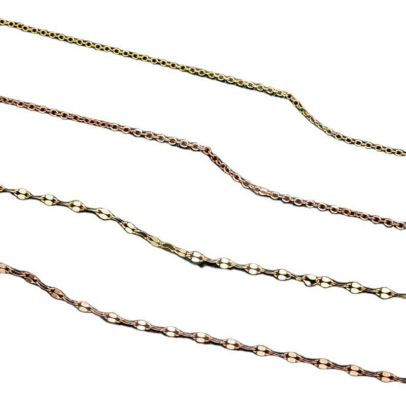 Universal chain titanium steel necklace female