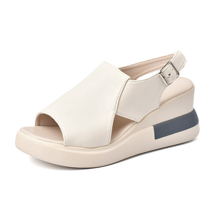 Wedge heel sandals platform sole