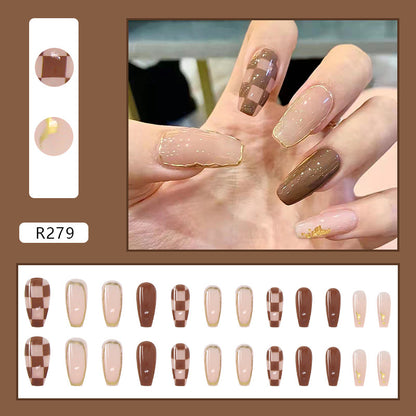 Pegatinas para uñas estilo ballet removibles 