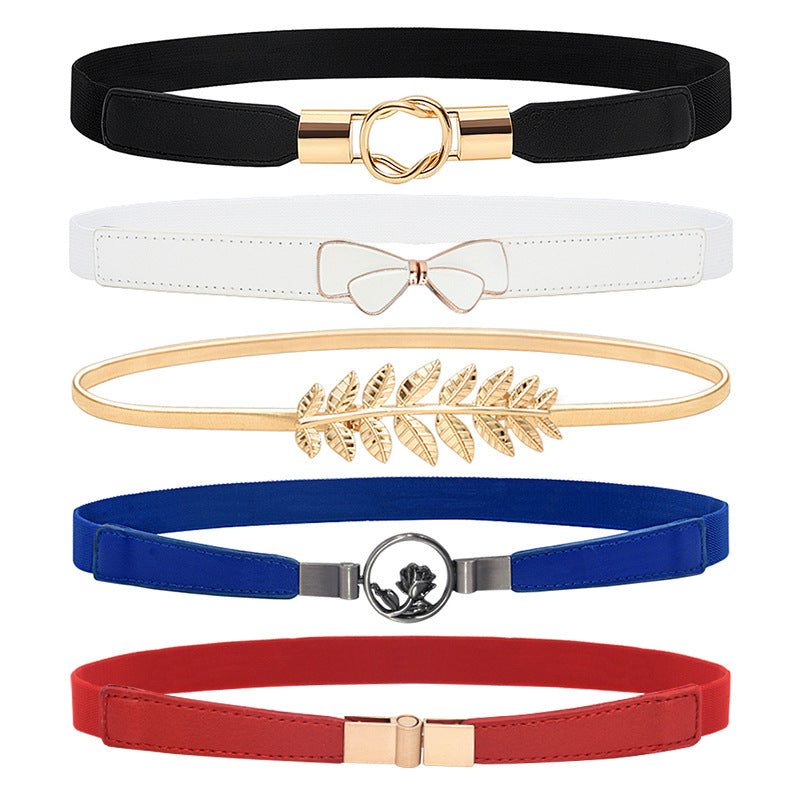 Elastic belt with belt