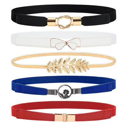 Elastic belt with belt