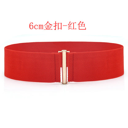 European and American fashion elastic elastic belt