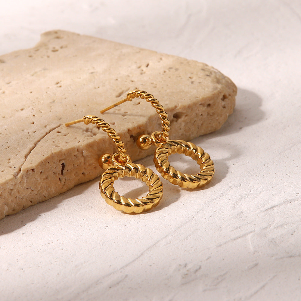Personalized hoop earrings