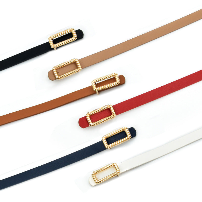 Small Black Retro Belt