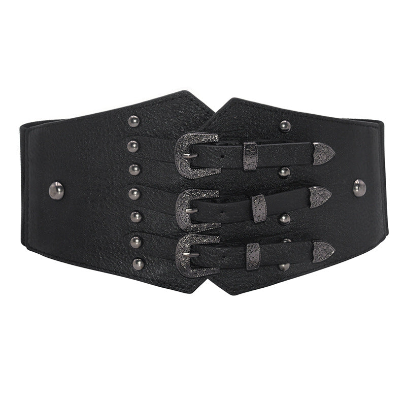 Belt elastic waist seal