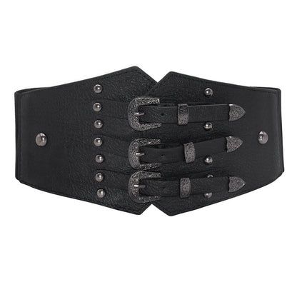 Belt elastic waist seal