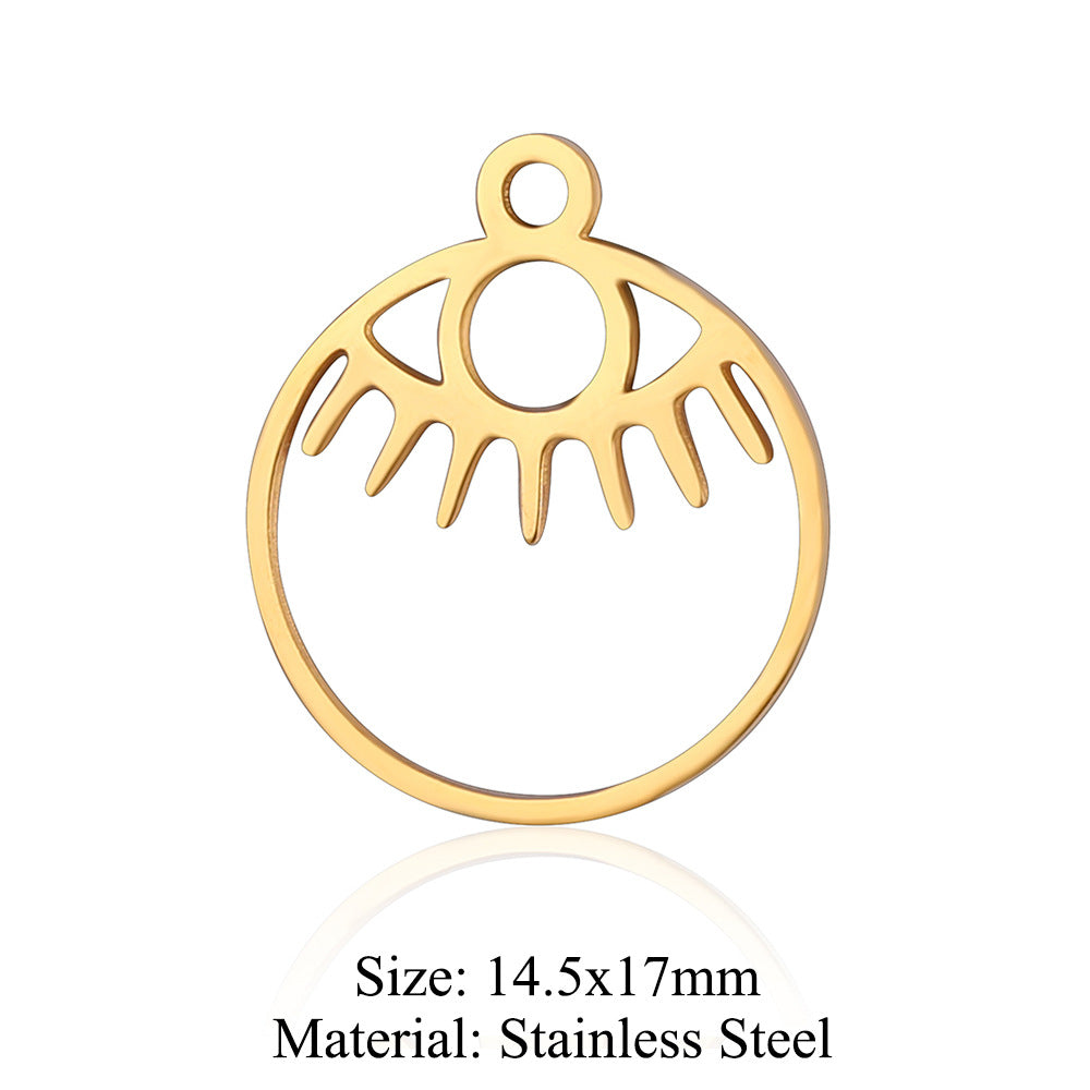 5 pcs/titanium steel accessories Tree of Litfe pendan