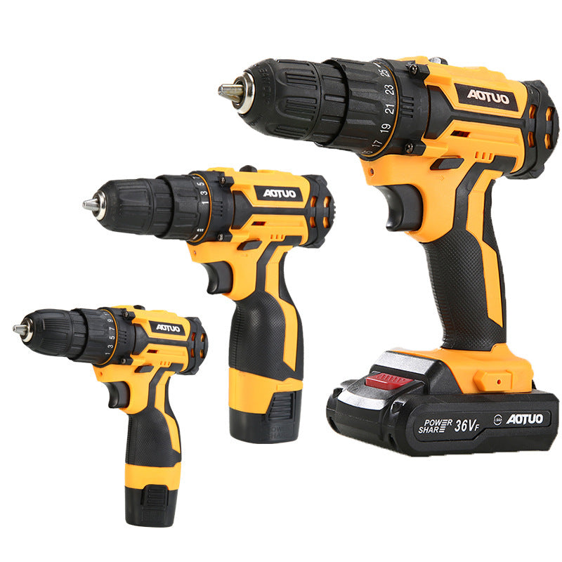 Cordless Lithium Drill Set Electric Screwdriver