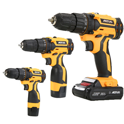 Cordless Lithium Drill Set Electric Screwdriver