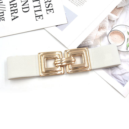 Gold belt women's decorative belt