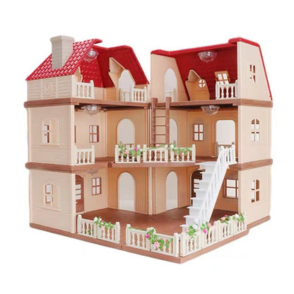Forest Family Dollhouse Toy Villa