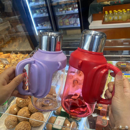 Plastic Water Bottle with Handle