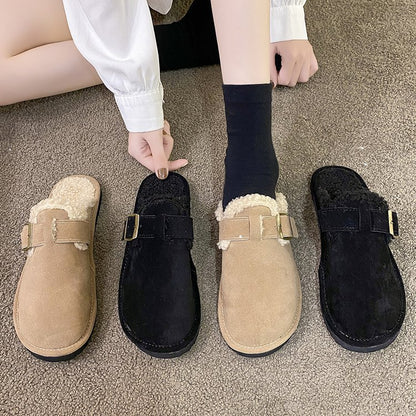Fleece slippers