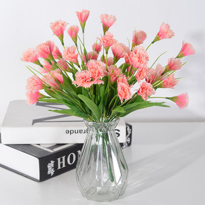 15 artificial carnation flowers
