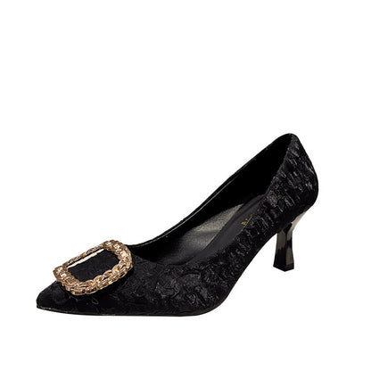 Temperament pointed high heels women