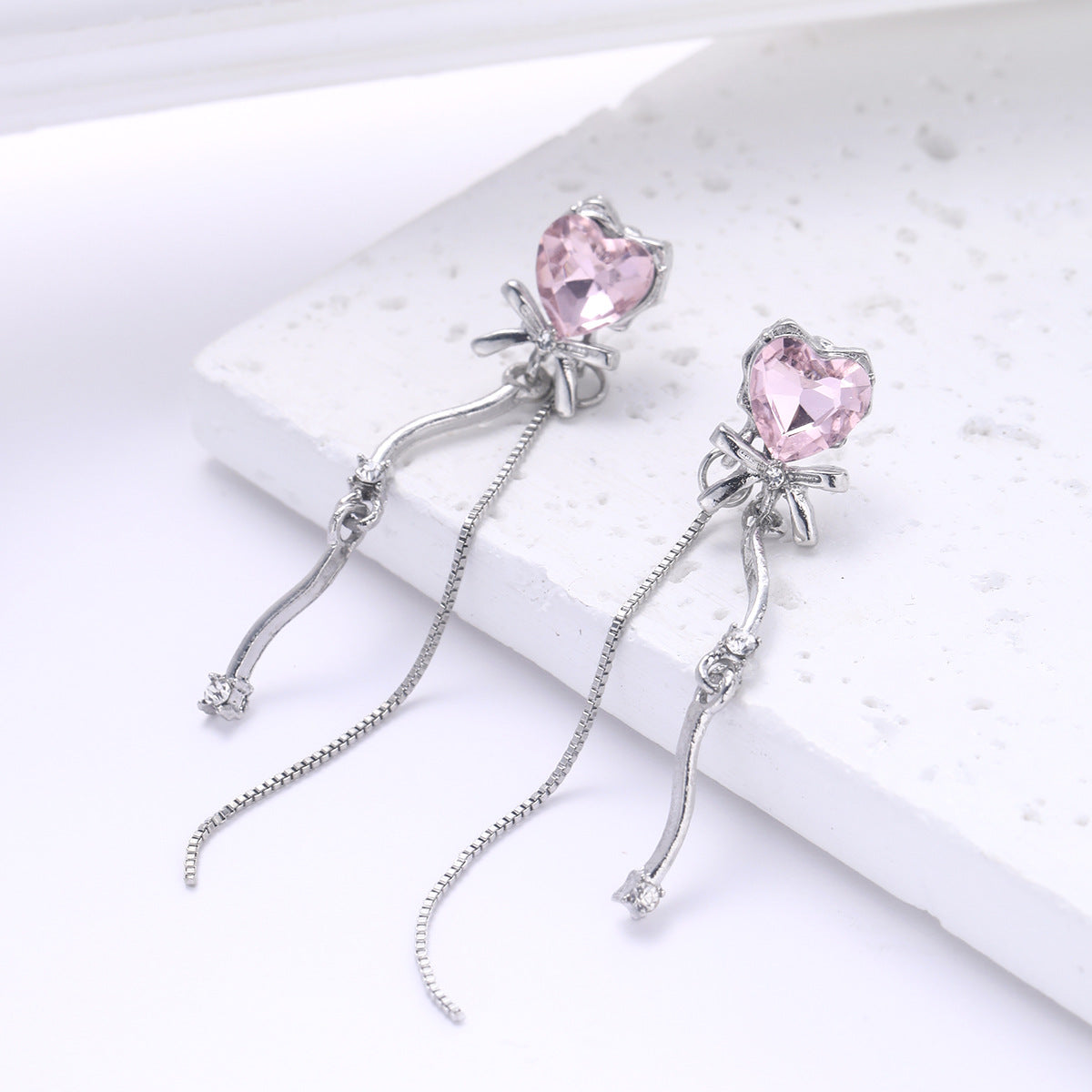 Bow Love Fringe Earrings