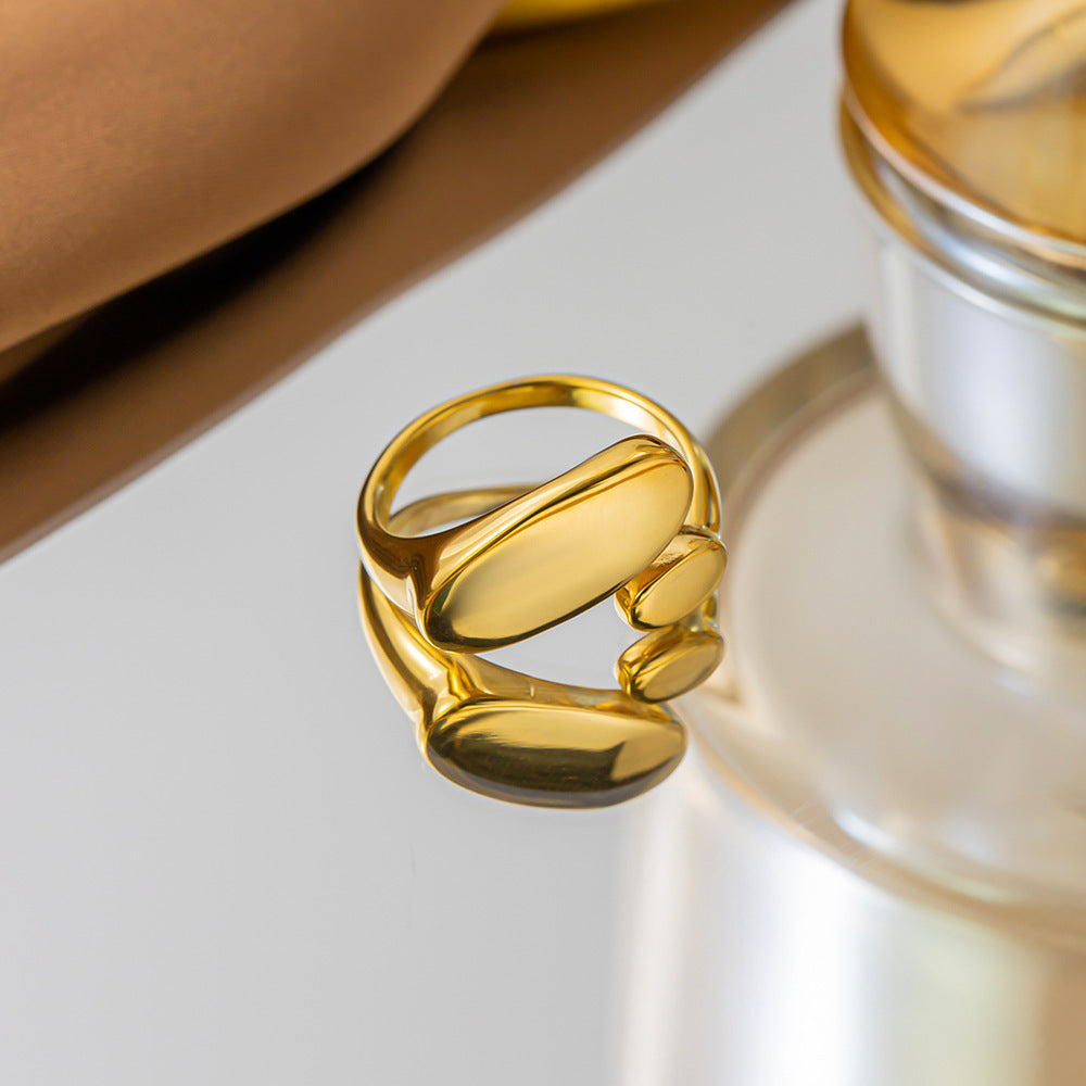18K Gold Index Finger Ring Versatile