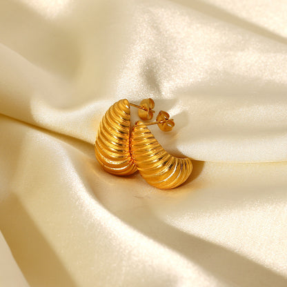 Spiral earrings