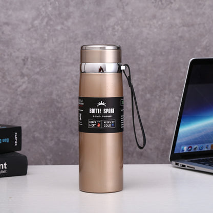 304 Stainless Steel Insulated Mug with Carrying Strap