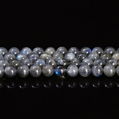 Strong blue gray moonlight loose beads