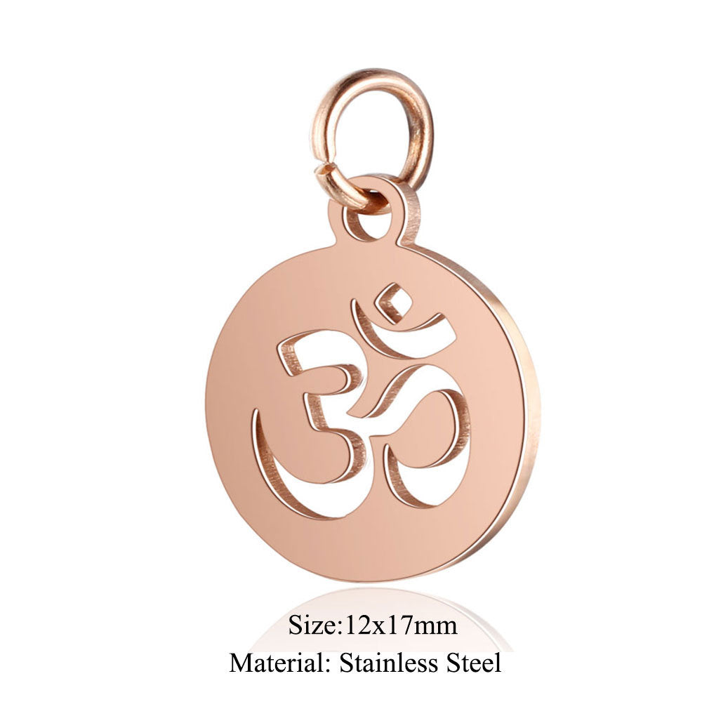 Paquete de 5 colgantes de sol y loto para yoga 