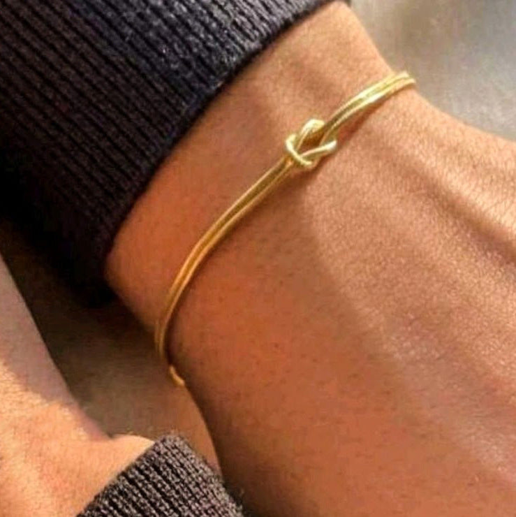 Knotted Couple Bracelet Set