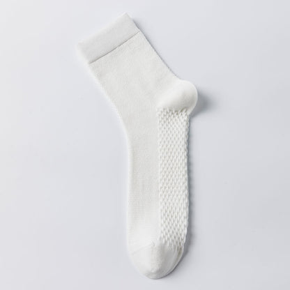 Calcetines antiolor de algodón para hombre primavera-otoño verano 