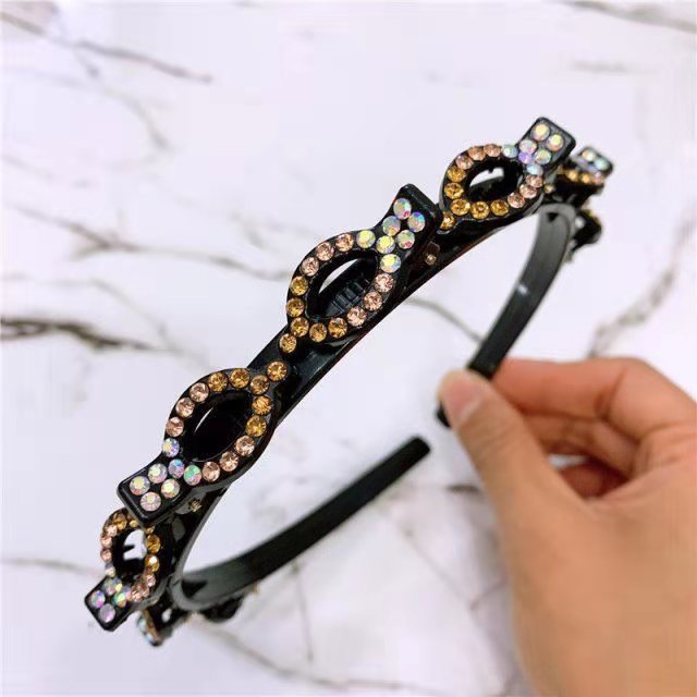 Rhinestone headband disc hair accessories