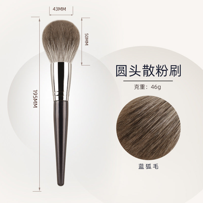 24-Piece Animal Hair Makeup Brush Set