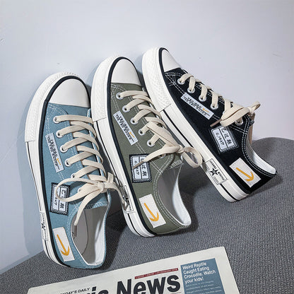 Breathable Low-Top Canvas Shoes