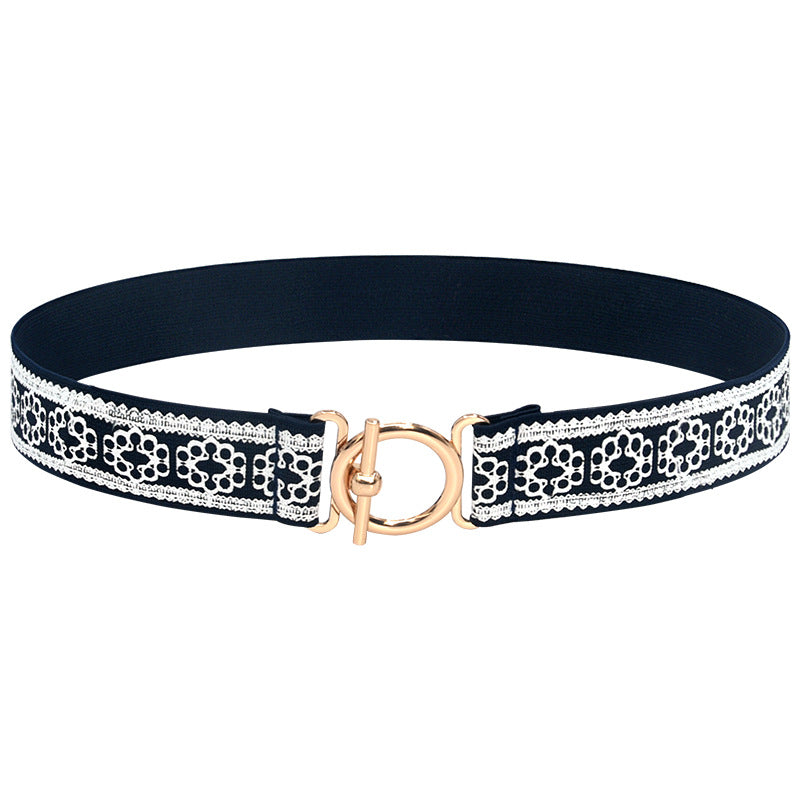 Direct women's elastic belt