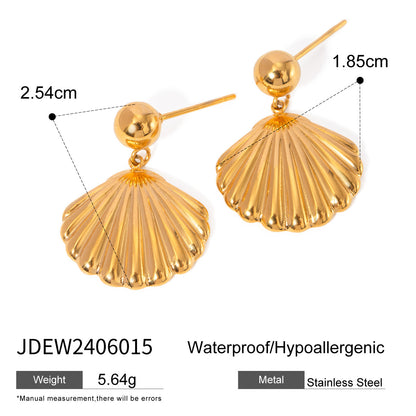 Steel Bead Stainless Steel Metal Earrings