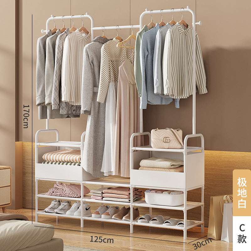 Floor Clothes Drying Rack Organizer